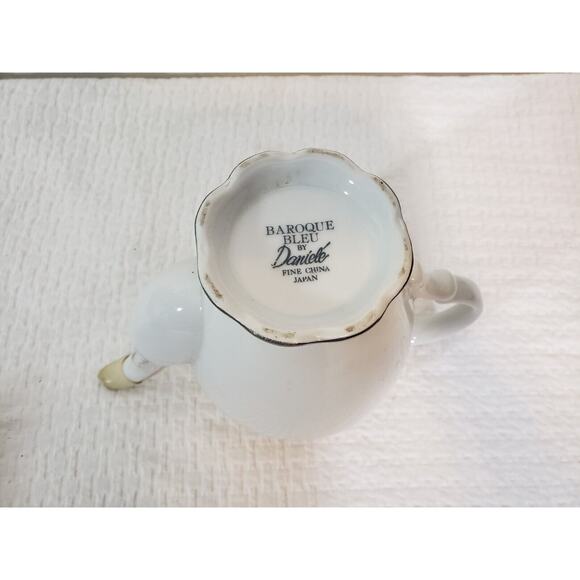 (JL) Baroque Bleu by Daniele Fine China Japan Teapot Without Lid - Picture 4 of 5